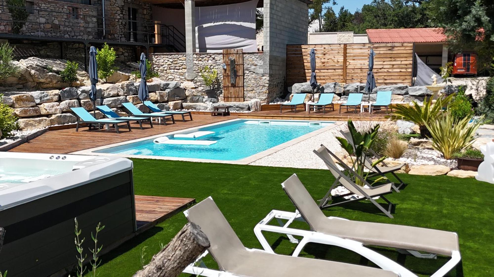 Gites 2 Adultes Dans Un Mas Charme Et Calme Assure Servas  Exterior photo